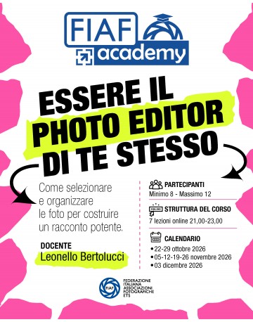 ESSERE IL PHOTO EDITOR DI...